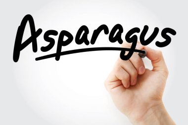 Kuşkonmaz marker ile yazma el