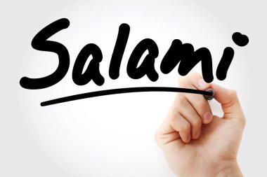 El Salam marker ile yazma