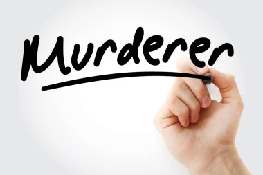 Katil marker ile yazma el