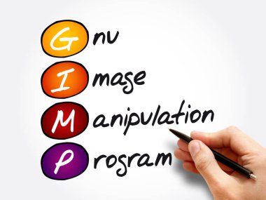 GIMP - Gnu Resim Yönlendirme Programı kısaltma, kavram arkaplanı