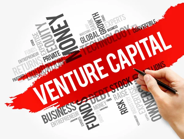 Venture Capital Woord Cloud Collage Business Concept Achtergrond — Stockfoto