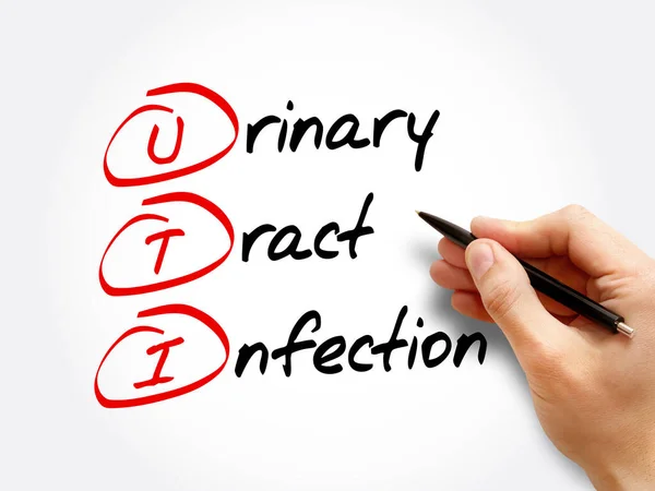 Uti Urinary Tract Infection Acronym Health 컨셉트 — 스톡 사진