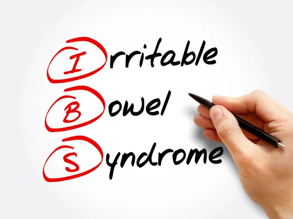 Ibs Síndrome Intestino Irritável Fundo Conceito Saúde Acrônimo — Fotografia de Stock