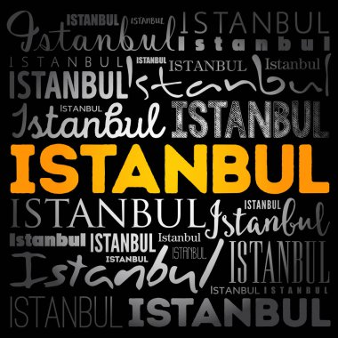 İstanbul duvar kağıdı kelime bulutu, seyahat kavramı geçmişi