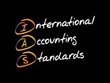 IAS - Uluslararası Muhasebe Standartları Kısaltma, iş konsepti geçmişi