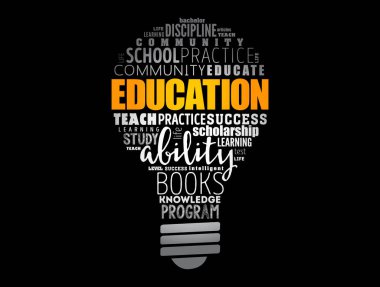 EĞİTİM Ampul Kolajı, kavram arka planı