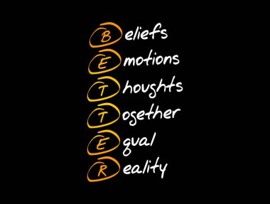 Daha iyi - Duygular Düşünceler Birlikte Eşit Gerçeklik kısaltması, kavram geçmişi