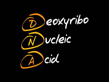 DNA - Deoksiribonükleik asit kısaltması, tıbbi konsept geçmişi