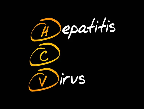 Hcv 바이러스 — 스톡 벡터