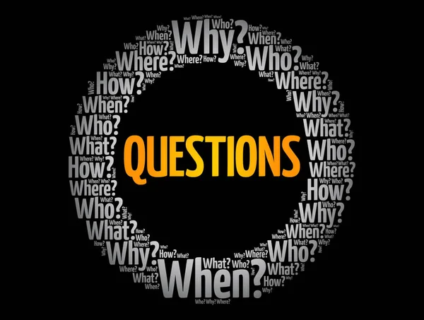 Questions Questions Dont Les Réponses Sont Considérées Comme Fondamentales Dans — Image vectorielle