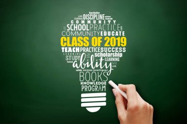 2019 Sınıfı Ampul Kolajı, Tahta üzerinde eğitim kavramı