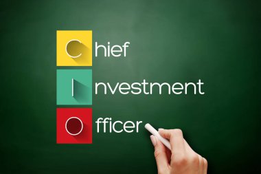 CIO - Yatırım Sorumlusu Kısaltma, karatahta iş geçmişi