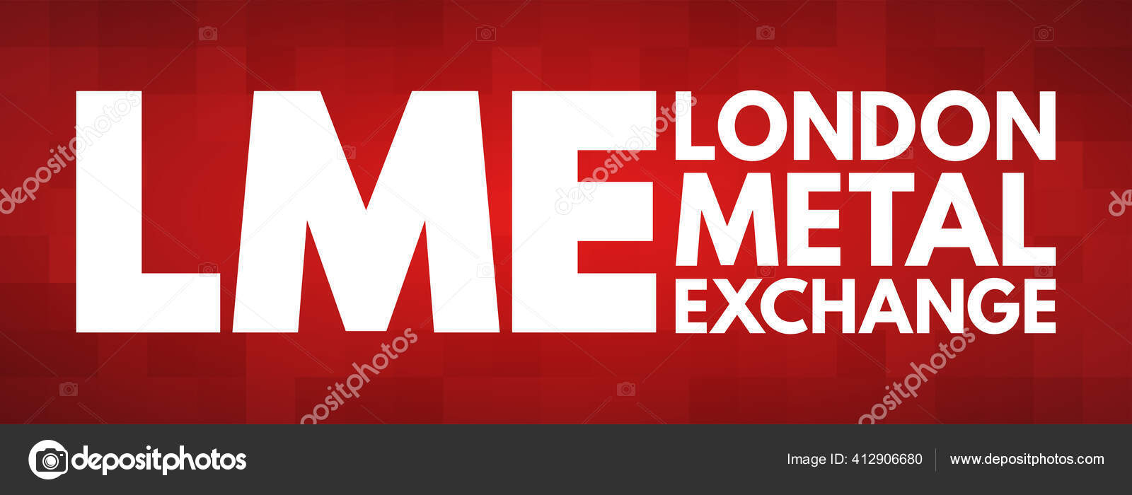 Lme London Metal Exchange Acronym Business Concept Background Stock Vector Image by ©dizanna
