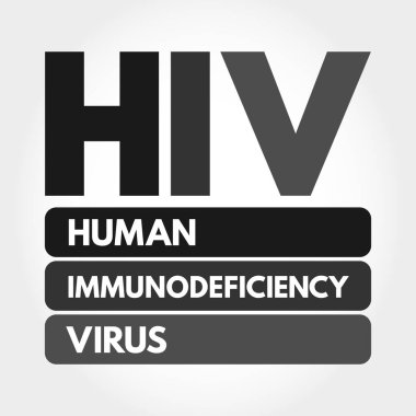 HIV - İnsan Bağışıklık Yetmezliği Virüsü kısaltması, sağlık konsepti geçmişi
