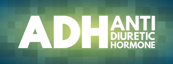 Adh Acrónimo Hormona Antidiurética Concepto Fondo — Archivo Imágenes Vectoriales