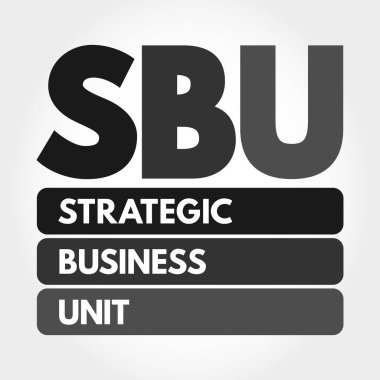 SBU - Stratejik İş Birimi kısaltması, kavram geçmişi