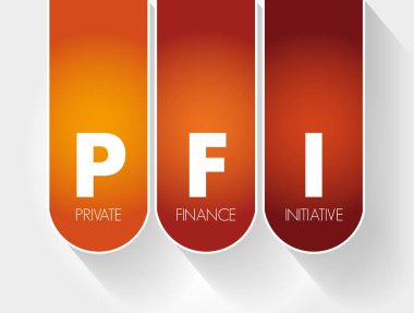 PFI - Özel Finans Girişimi kısaltması, iş konsepti geçmişi