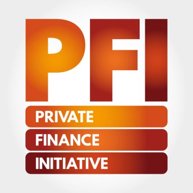 PFI - Özel Finans Girişimi kısaltması, iş konsepti geçmişi