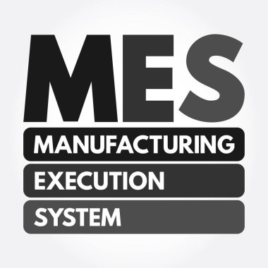 MES - Üretim Çalıştırma Sistemi kısaltması, iş konsepti geçmişi