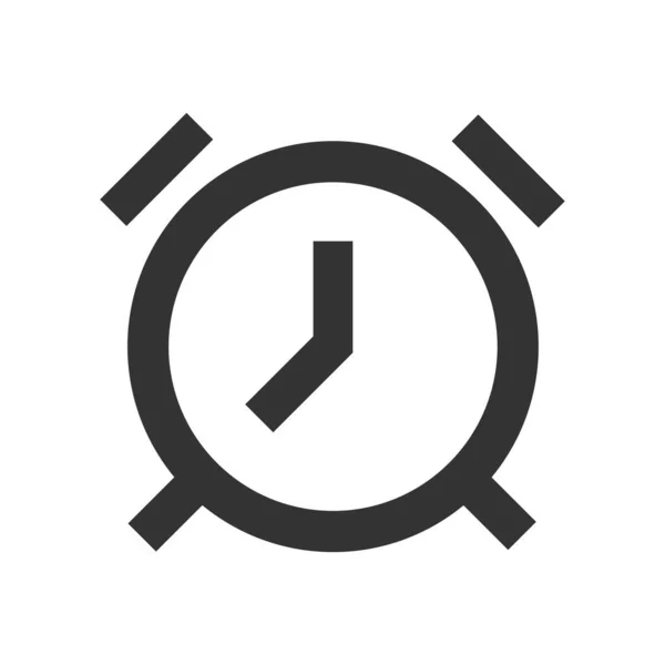 Icono Línea Reloj Despertador Para Web Móvil Infografías Vector Icono — Archivo Imágenes Vectoriales