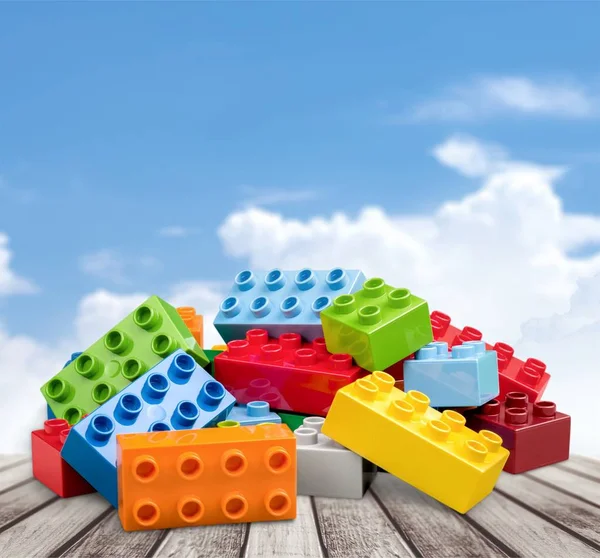 Toy colorful blocks — Stock Photo, Image