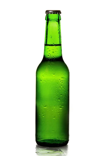 Bottle Beer Isolated White Background — Stock Photo, Image