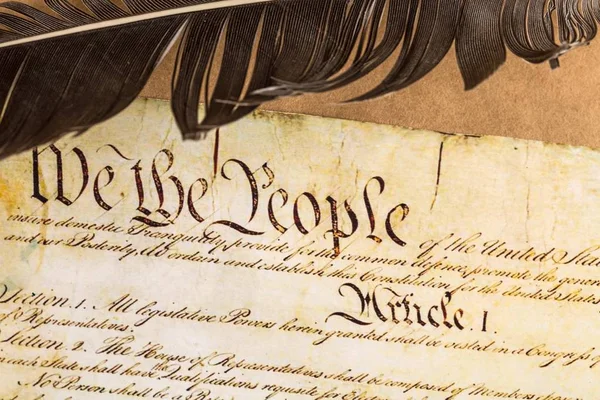 Конституция США. — стоковое фото