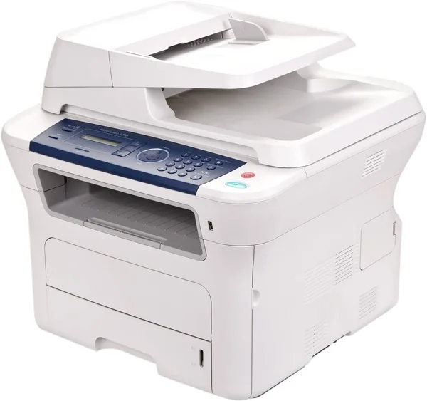 Drucker mit Scanner und Fax - isoliert — Stockfoto