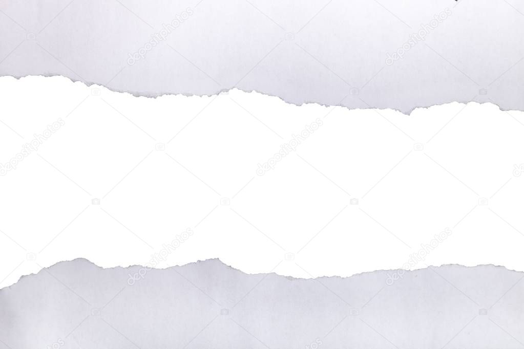 Abstract torn paper background template