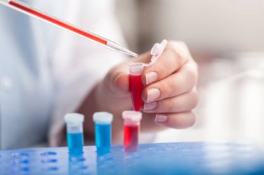 El araştırmacı ile cam.