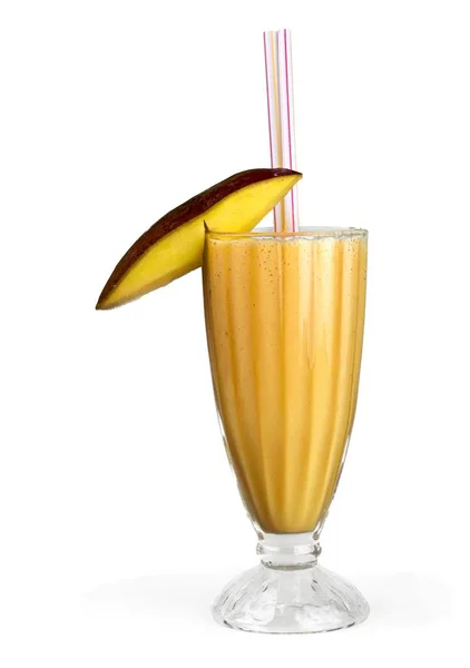 Smoothie Milkshake Glass Isolated — Stock Photo, Image