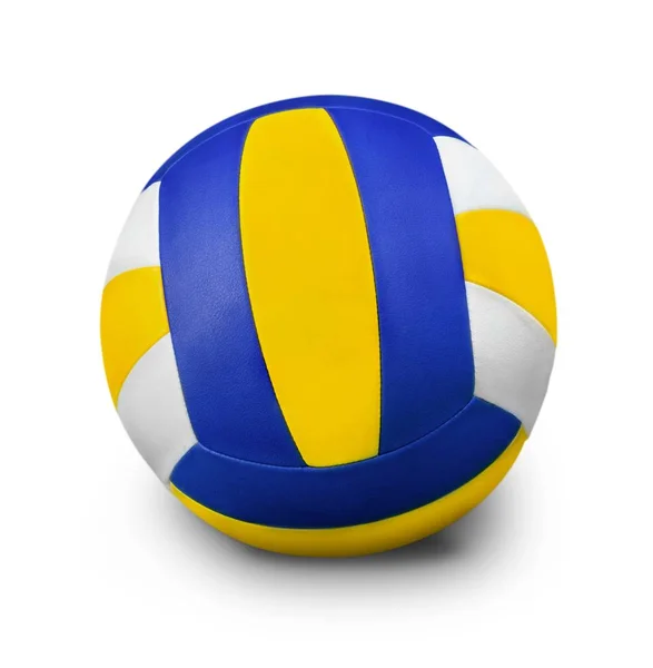 Balle Volleyball Isolée Sur Fond Blanc — Photo