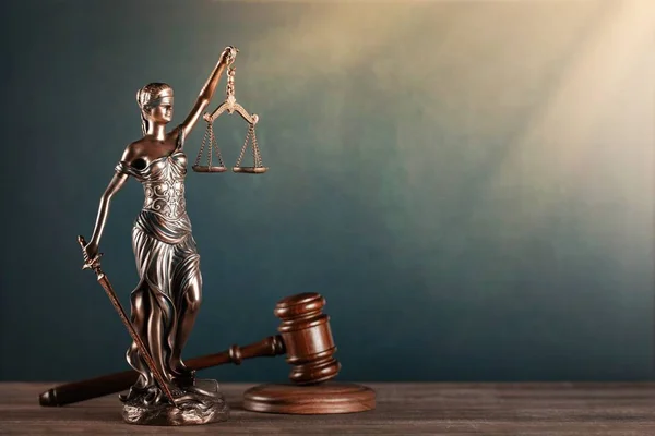 Themi Symbol Justice Blurred Background — Stock Photo, Image