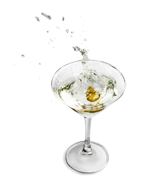 Martini Koktél Pohár Kiadványról — Stock Fotó