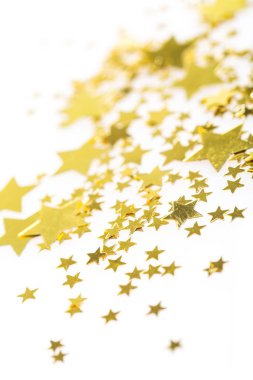 Altın konfeti yıldız