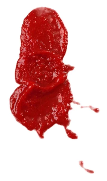 Ketchup-Fleck 8 — Stockfoto