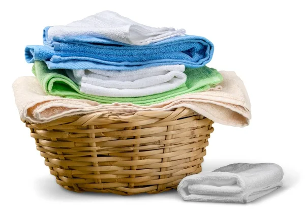 Koš na čisté prádlo — Stock fotografie