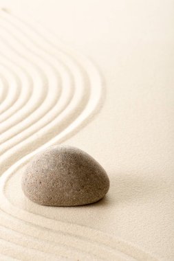 kum Zen stone yakından görmek