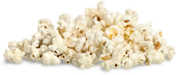 Popcorn Snack Elszigetelt Finom Entertainement Közeli Halom — Stock Fotó