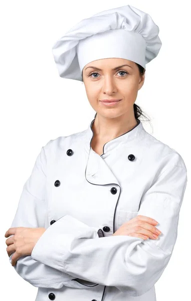 Portrait of young woman chef — Stock Photo, Image