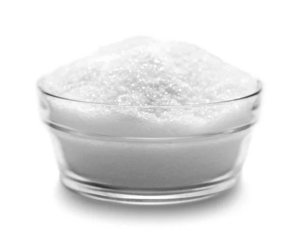 Sokerikulho Eristetty Valkoisella Pohjalla — kuvapankkivalokuva
