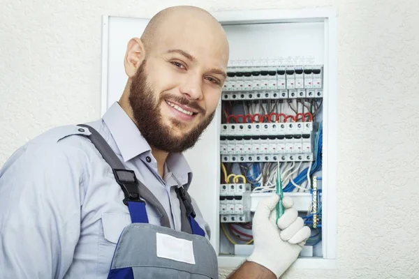 Elektricien. — Stockfoto