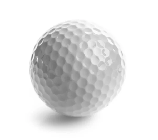 Golf Boll Isolerad Vit Bakgrund — Stockfoto