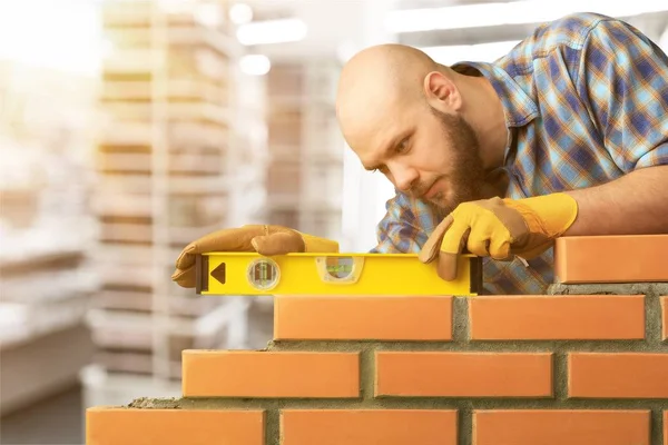 Bricklayer. — Stock Photo, Image