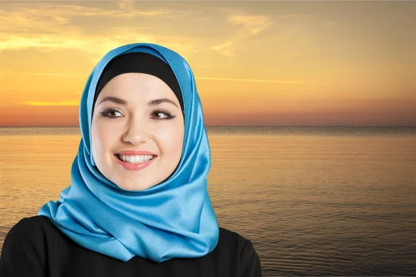 Percaya diri wanita Muslim — Stok Foto