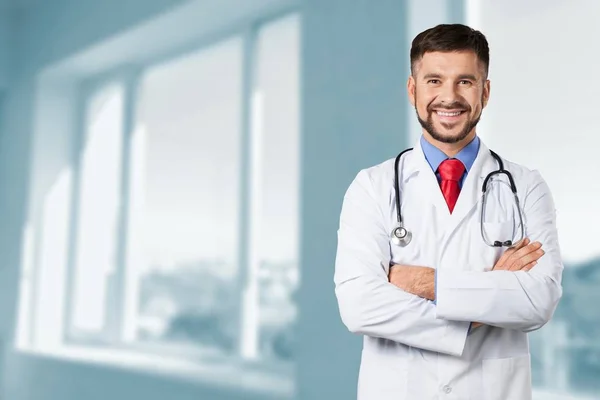 Yakışıklı doktor portresi — Stok fotoğraf