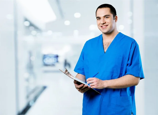 Young doctor man in clinic — Stock Photo, Image