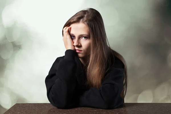 Woman victim of domestic violence — Stock Photo, Image