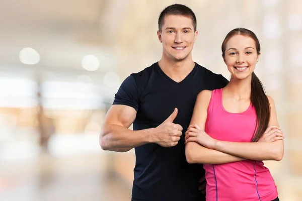 Couple sport. — Stock Photo, Image