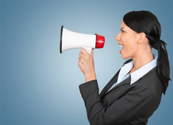 Megafone. — Fotografia de Stock